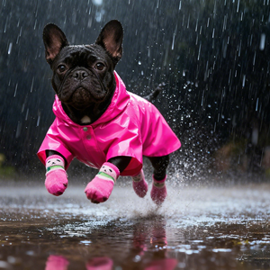 Waterproof Rubber & Cotton Classic Design Dog <span class=keywords><strong>Shoes</strong></span> para pequenos animais-temporada de outono antiderrapante quente ao ar livre uso - Product Image 3