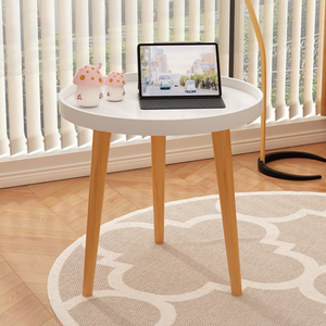 <span class=keywords><strong>Tavolino</strong></span> <span class=keywords><strong>da</strong></span> Caffè Rotondo in Legno di Alta Qualità, Moderno e Resistente, per Soggiorno, Camera <span class=keywords><strong>da</strong></span> Letto, <span class=keywords><strong>Balcone</strong></span>, Arredamento Casa, <span class=keywords><strong>Tavolino</strong></span> Laterale per Divano - Product Image 1