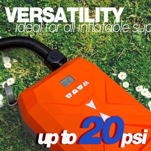 מפעל אוויר sup מותאם אישית משאבת dc12v 20psi מהיר אינפלציה לוח משאבת לוח עם 6 חרירי אוויר עבור מתנפחים סירה sup - Product Image 2