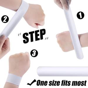 הצמד סיליקון מותאם אישית wristband עם הדפס ילדים מודפסים סמל הלהקה - Product Image 6