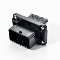 Connettore ECU Automobilistico a 24 Pin PBT Elettrico 3-6437285-1, Spina ECU Maschio ad Alte Prestazioni per Chip Tuning