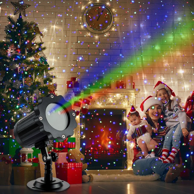 Remote Control Outdoor Dynamic Stage Light Starry Sky Laser Projection Light Waterproof Red Green Blue Starry Sky Laser Light