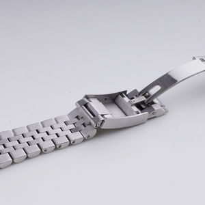 Bracelet de montre de luxe <span class=keywords><strong>Seiko</strong></span> SARB035 en acier Jubilee argenté 20 mm pour fermoir déployant Oyster, <span class=keywords><strong>boucle</strong></span> en acier inoxydable réglable - Product Image 4