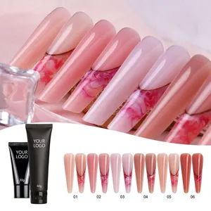 ydc2023 Newest Free Sample HEMA FREE Soak Off Polygels Poly Gel acrylic french nail extension