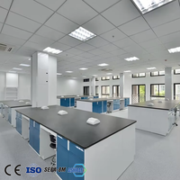 Plan de travail avec établi pour laboratoire, 1 pièce, banc central de produits chimiques et organiques