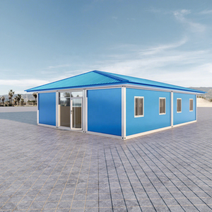 Fournisseurs DXH Chine – Bâtiment préfabriqué en panneaux sandwich de 20 et 40 pieds, conteneur plat préfabriqué, espace de travail, bureau, salle de réunion - Product Image 1