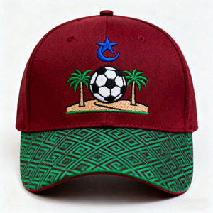 Gorra de Béisbol Bordada Personalizada con Elementos de Fútbol Americano para Hombres y Mujeres, Gorra de Pico de Pato - Product Image 5