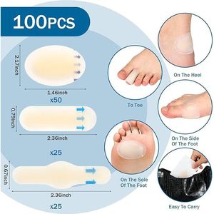 Almohadillas antiampollas transfronterizas para tacones altos y zapatos de cuero, almohadillas para los dedos y talones, cinta invisible, ampollas en el tobillo, y - Product Image 2