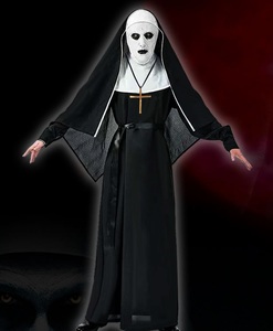 Disfraces de <span class=keywords><strong>Halloween</strong></span>, <span class=keywords><strong>Disfraz</strong></span> de Monja Fantasma, Cosplay de Monja, <span class=keywords><strong>Disfraz</strong></span> de Monja Terrorífica, Atuendo de Sacerdote - Product Image 6