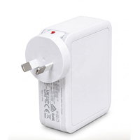 Station de charge rapide multi-ports 40W GaN 4 en 1 avec câble rétractable intégré, chargeur de voyage portable pour ordinateur portable, smartphone, OEM ODM