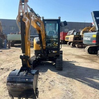 Mini-excavatrice hydraulique Sany toute neuve en excellent état, modèle original SY35 SY60 SY75, excavatrice sur chenilles avec une masse opérationnelle de 3,5 tonnes