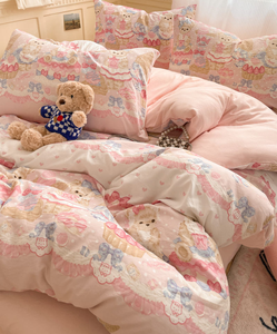 Ensemble <span class=keywords><strong>de</strong></span> <span class=keywords><strong>housse</strong></span> <span class=keywords><strong>de</strong></span> <span class=keywords><strong>couette</strong></span> en coton <span class=keywords><strong>de</strong></span> dessin animé pour enfants et adolescents, motif floral, doux, respirant, lavable, drap-<span class=keywords><strong>housse</strong></span>, dortoir scolaire, <span class=keywords><strong>polyester</strong></span> - Product Image 6