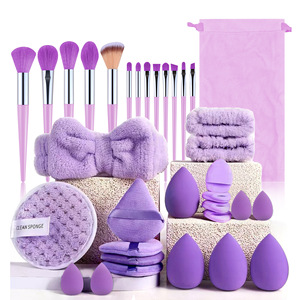 Brocha de maquillaje Juego completo de 22 piezas Cross-Border Venta caliente Principiante Conveniente Asequible Herramientas de belleza exquisitas y duraderas - Product Image 4