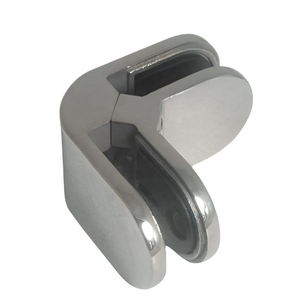 Morsetto per Vetro a <span class=keywords><strong>L</strong></span> 90 Gradi AISI304 AISI316, Clip Rotonda, Raccordo per Balaustra per Ringhiera in Vetro per Scale e Balconi - Fornitura Diretta dalla Fabbrica - Product Image 2