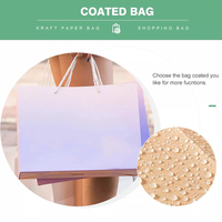 Sacs en papier blancs de luxe personnalisés avec logo imprimé pour la vente en gros, sacs cadeaux pour boutiques de détail avec votre propre logo