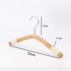 Owentek – Cintres pour bébés en bois et <span class=keywords><strong>rotin</strong></span>, prix usine de gros – Idéal pour les magasins de vêtements, l'affichage de vêtements pour nourrissons - Product Image 2