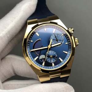 Montre mécanique en cuir pour homme, de haute qualité, originale et tendance, montre de sport étanche avec date, montre de luxe pour homme Vacheron - Product Image 2