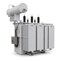 Transformateur de puissance électrique immergé dans l'huile 250 kVA 10 kV, transformateur de distribution triphasé, usine