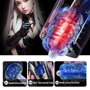 Dispositivo de Masturbación Masculina Automático con Forma de <span class=keywords><strong>Copa</strong></span> de Avión, Juguete Sexual para Adultos, Venta al Por Mayor - Product Image 4