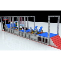 معدات ملعب داخلي للأطفال بتصميم الحلوى، مصنوعة من الفولاذ المجلفن والـ PVC، حاصلة على شهادة CE، حديقة ترامبولين للقفز ومنتزه ترفيهي