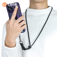 En gros, cordon de téléphone personnalisable avec boucle en métal pour porte-clés, cartes d'identité et certificats, pour activités de montagne en extérieur