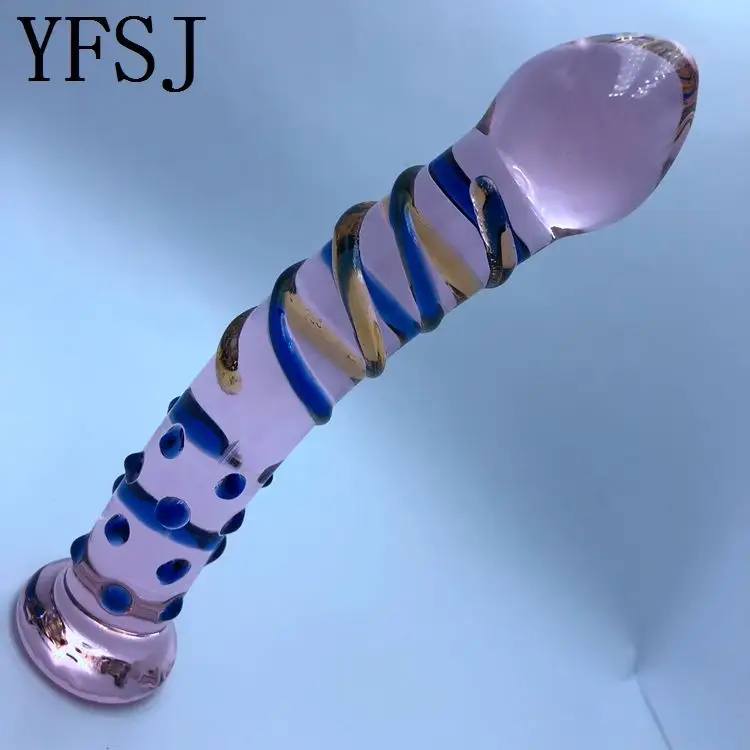 Glazen Dildo Seksspeeltjes Voor Vrouwen/Lesbische Grote Kraal Dick Thuring Vagina/Anale Butt Prostaat Massager Plug Volwassen Sex Tool