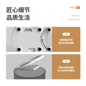 Comedero Inteligente para Gatos Dudupet, Blanco Transparente, Redondeado, Dispensador Automático de Comida para Mascotas con Control por Aplicación para Perros y Gatos - Product Image 3