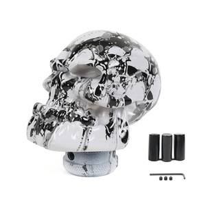 RASTP Resin Skull <b>Shift</b> <b>Knob</b> SFN153 Ergonomic Car Gear Lever General Fit - Product Image 1