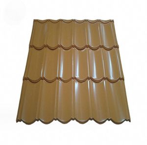 แผ่นเหล็กชุบสังกะสีแผ่นหลังคาลูกฟูกสำหรับหลังคาบ้านแผ่นเหล็กเคลือบสี - Product Image 4