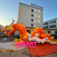 Nouveau dragon coloré gonflable de dragon chinois gonflable pour le nouvel an chinois