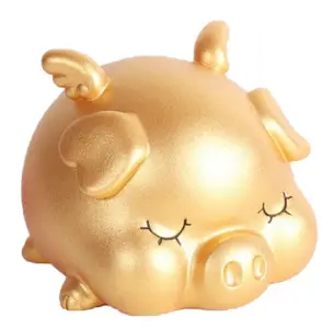 Commercio all'ingrosso Pvc Personalizzata D'oro piggy bank per le necessità quotidiane