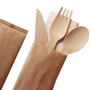 Cuchillo Desechable de Madera de 165 mm, Certificado FSC, Ecológico, Biodegradable, Apto para Alimentos, Marca KEGO, Proveedor Mayorista para la Industria Alimentaria - Product Image 4