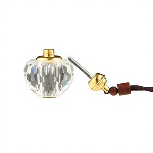 Colgante de cristal para aceites esenciales, collar con botella de aceite recargable, amuleto de aromaterapia tamaño viaje - Product Image 2
