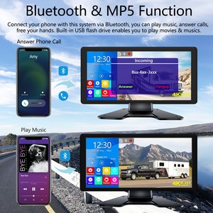<span class=keywords><strong>Cam</strong></span>éra de camion avec écran tactile IPS 10,36 pouces, WiFi, MP5, MP3, vision nocturne, <span class=keywords><strong>cam</strong></span>éra embarquée étanche, enregistrement en boucle, 4 <span class=keywords><strong>cam</strong></span>éras pour camions - Product Image 2