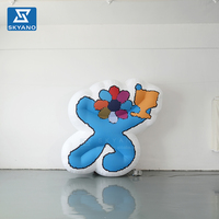 Lettre gonflable personnalisée avec logo pour la promotion d'entreprise lors d'événements en plein air et la décoration