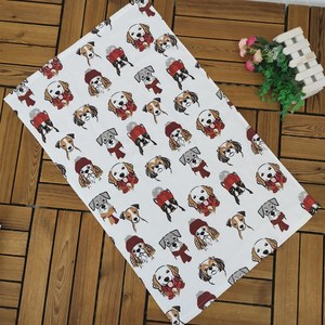 Hoshom 2025 Bán Buôn Biểu Tượng Tùy Chỉnh Mới Nhất Thiết Kế Riêng Của Bạn Ý Tưởng Quà Tặng Đầy Màu Sắc Nhà Bếp Trà Khăn Con Chó Khăn Trà - Product Image 1