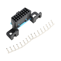 Interface de diagnostic automobile 16 broches OBDII OBD2 OBD-II connecteur OBD 2 voies