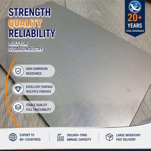 Factory Direct ISO Certified Forming 410 2D Finish Pickled 8.0mm 1250mm ASTM A240 Stainless Steel Plate - Product Image 1