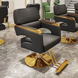 Silla de Barbero Hidráulica de Diseño Vintage para Salón de Belleza, Muebles de Peluquería Resistentes y Modernos - Product Image 1