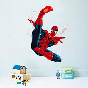 Adesivi Murali di Spiderman in Posizione Cartoon, Decorazione per Camerette, Arte Murale Fai-da-Te di Supereroi Anime per Ragazzi - Product Image 2