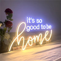 Drop Shipping No quantité minimale de commande Panneau publicitaire LED néon en acrylique personnalisé le plus populaire pour la décoration de Noël