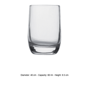 Verre à liqueur Lotus 6,5 cl Bormioli Rocco H 6,5 cm Ø 4 cm - Product Image 3