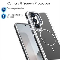 Étui de téléphone magnétique robuste pour Samsung Galaxy S26, double couche, antichoc, coque de protection robuste pour mobile