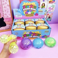 Meilleures ventes : Squishies Taba anti-stress, grands, scintillants, souriants, en forme de boulette et de bao bun, assortiment mystère arc-en-ciel, boîte surprise
