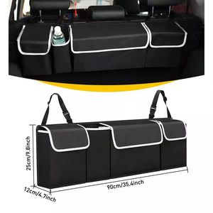 Borsa portaoggetti grande per bagagliaio auto Mico Bangcan in tessuto Oxford, con ganci, adatta per sedile posteriore e bagagliaio - Product Image 1