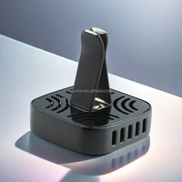 Diffuseur de parfum intelligent pour voiture en aluminium avec clip de ventilation, ouverture facile et design sérigraphié