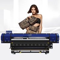 Printer Inkjet Digital, 3200 teknologi sublimasi, lebar cetak 2.8m/3m, kepala cetak 2022 kecepatan tinggi otomatis digunakan