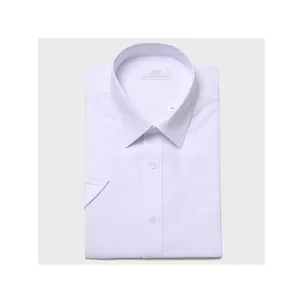 Herren Work Wear Shirt Regular-Fit Kurzarm Uniform Modal Polyester Shirt Benutzer definiertes Logo Unisex Dress Shirt