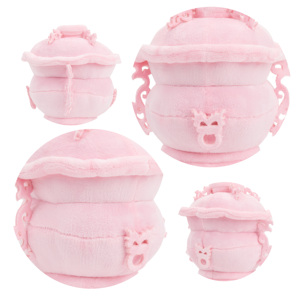 Bruciatore d'Incenso a Forma di Bambola in Peluche di Quarzo Rosa Personalizzato, Souvenir da Museo Cinese, Fornitore di Fabbrica, Mini OEM ODM Personalizzato - Product Image 2