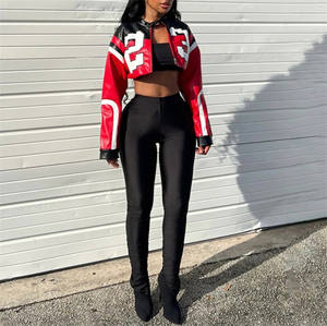 Vêtements X7660-trending pour femmes 2024 Veste de mode pour femmes Vestes en cuir pour femmes - Product Image 2